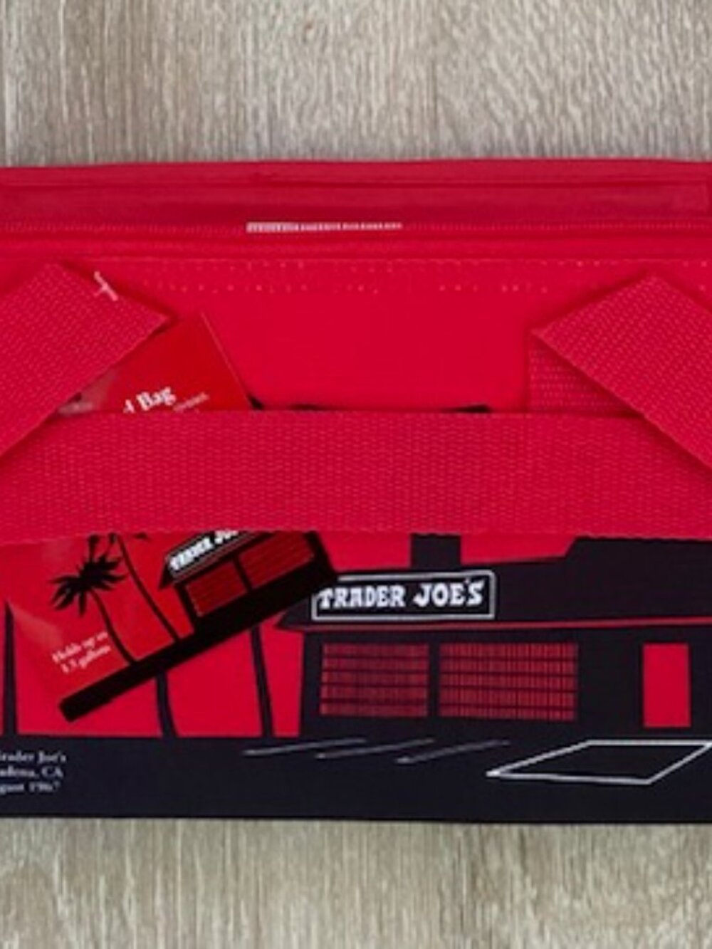 Trader Joes Mini Insulated Bag Color Red New With Tags Limited Edition